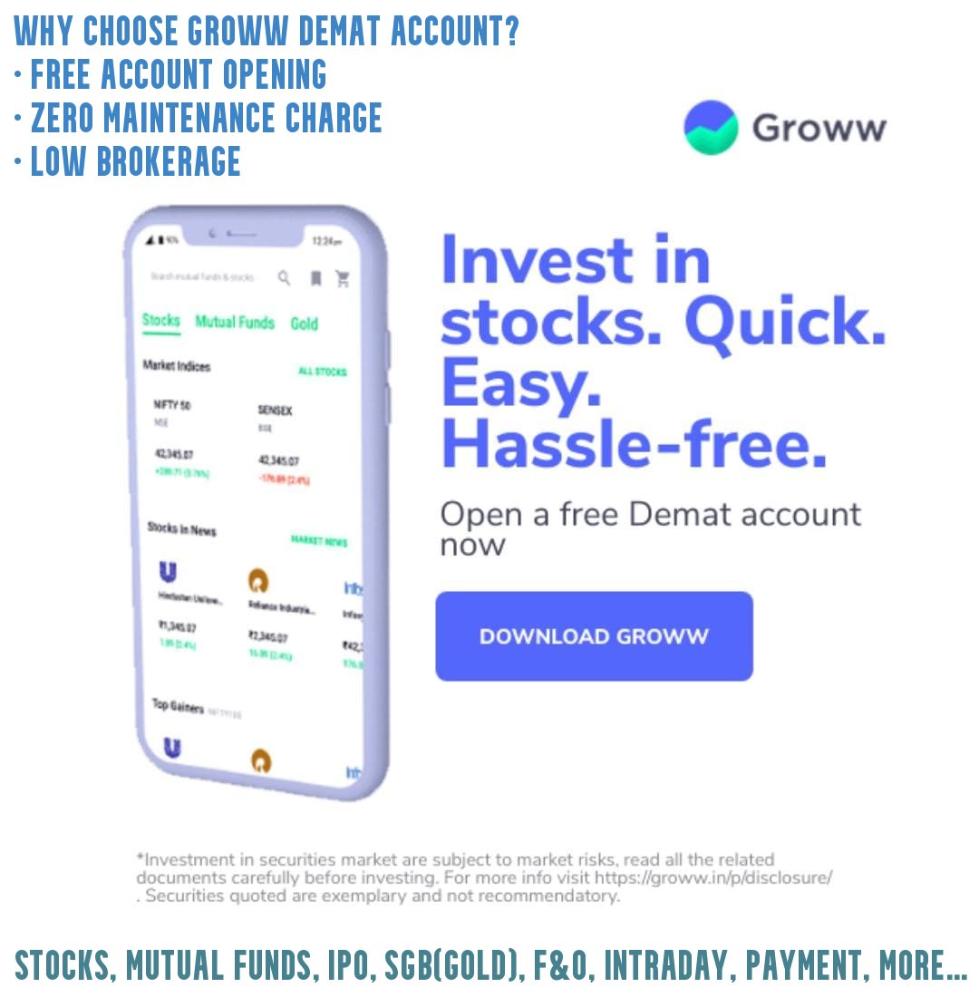 Open Free Demat Account on Groww